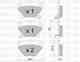 Колодки тормозные дисковые для TOYOTA CELICA, COROLLA, PRIUS, YARIS METELLI 22-0424-0 - изображение