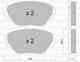 Колодки тормозные дисковые для TOYOTA RAV 4(ACA2#,CLA2#,XA2#,ZCA2#) METELLI 22-0430-0 - изображение