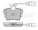 Колодки тормозные дисковые задний для VW TRANSPORTER(70XA, 70XB, 70XC, 70XD, 7DB, 7DK, 7DW) MEYLE 025 232 2416/W / MBP0291 - изображение