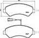 Колодки тормозные дисковые для CITROEN JUMPER / FIAT DUCATO(250,290) / PEUGEOT BOXER MINTEX MDB2848 / 24466 - изображение