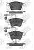Изображение товара "Колодки тормозные дисковые передний для VW MULTIVAN, TOUAREG, TRANSPORTER NiBK PN0353W"