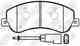 Колодки тормозные дисковые передний для FORD TRANSIT TOURNEO, TRANSIT / VW AMAROK(2H#,S1B) NiBK PN0444W - изображение