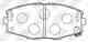 Изображение товара "Колодки тормозные дисковые передний NiBK PN1141"