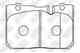 Колодки тормозные дисковые передний для LEXUS LS(UCF20) / TOYOTA CELSIOR(UCF2#), CENTURY(GZG5#) NiBK PN1370 - изображение