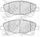 Колодки тормозные дисковые передний для TOYOTA AURIS, AVENSIS, COROLLA, VERSO NiBK PN1837 - изображение