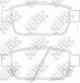 Колодки тормозные дисковые задний для HONDA RIDGELINE NiBK PN28004 - изображение Изображение товара "Колодки тормозные дисковые задний для HONDA RIDGELINE NiBK PN28004"