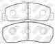 Колодки тормозные дисковые передний NiBK PN7433 - изображение Изображение товара "Колодки тормозные дисковые передний NiBK PN7433"