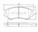 Колодки тормозные дисковые для MAZDA B-SERIE(UF,UN), XEDOS 9(TA) NIPPARTS J3603040 Колодки тормозные дисковые для MAZDA B-SERIE(UF,UN), XEDOS 9(TA) NIPPARTS J3603040 - изображение