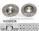 Тормозной диск NIPPARTS N3300538 Тормозной диск NIPPARTS N3300538 - изображение