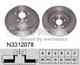 Тормозной диск NIPPARTS N3312078 - изображение