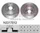 Тормозной диск NIPPARTS N3317012 - изображение