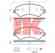 Колодки тормозные дисковые для CITROEN JUMPER / FIAT DUCATO(250,290) / PEUGEOT BOXER NK 221962 - изображение