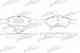 Колодки тормозные дисковые передний для FORD FIESTA(J3#, J5#, JA#, JB#, JD#, JH#, JV#), KA(RB#) PATRON PBP1393 Колодки тормозные дисковые передний для FORD FIESTA(J3#, J5#, JA#, JB#, JD#, JH#, JV#), KA(RB#) PATRON PBP1393 - изображение