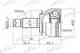 Шарнирный комплект приводного вала PATRON PCV1106 - изображение Изображение товара "Шарнирный комплект приводного вала PATRON PCV1106"