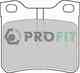 Колодки тормозные дисковые задний для MERCEDES V(638/2), VITO(638) PROFIT 5000-1044 - изображение