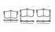 Колодки тормозные дисковые задний для ACURA LEGEND / HONDA LEGEND(HS,KA) / HYUNDAI SONATA(Y-3) REMSA 0242.02 / PCA024202 Колодки тормозные дисковые задний для ACURA LEGEND / HONDA LEGEND(HS,KA) / HYUNDAI SONATA(Y-3) REMSA 0242.02 / PCA024202 - изображение
