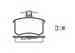 Колодки тормозные дисковые задний для AUDI 100, 200, 80, 90, A8, COUPE, QUATTRO, SUPER 90, V8 / FIAT CROMA / LANCIA THEMA / VW SCIROCCO REMSA 0135.00 / PCA013500 - изображение