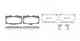 Колодки тормозные дисковые передний для SUBARU IMPREZA(GD,GG) REMSA 0599.12 / PCA059912 - изображение