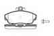 Колодки тормозные дисковые передний для LAND ROVER FREELANDER(LN,LN#) REMSA 0337.10 / PCA033710 - изображение