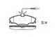 Колодки тормозные дисковые передний для PEUGEOT 406(8B,8E/F) REMSA 0603.04 / PCA060304 - изображение