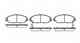 Колодки тормозные дисковые передний для HONDA ACCORD(CA,CC,CD,CE,CF), PRELUDE(BA,BB) REMSA 0406.02 / PCA040602 - изображение