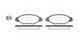 Колодки тормозные дисковые передний для CITROEN XSARA(N0,N1,N2) / PEUGEOT 206(T3E), 306(7A,7B,7C,N3,N5) REMSA 0643.00 / PCA064300 - изображение