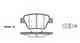 Колодки тормозные дисковые задний для AUDI A1, A3 / SKODA OCTAVIA, SUPERB, YETI / VW BEETLE, CADDY, EOS, GOLF, JETTA, SCIROCCO, TOURAN REMSA 1420.00 / PCA142000 - изображение