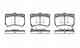 Колодки тормозные дисковые передний для MAZDA 323(BD,BF,BW) REMSA 0212.02 / PCA021202 Колодки тормозные дисковые передний для MAZDA 323(BD,BF,BW) REMSA 0212.02 / PCA021202 - изображение