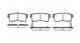 Колодки тормозные дисковые задний для HYUNDAI HIGHWAY, MATRIX(FC), TRAJET(FO) REMSA 0746.22 / PCA074622 - изображение