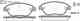 Колодки тормозные дисковые передний для FIAT DOBLO, LINEA, PUNTO, QUBO, STILO Multi, STILO / OPEL COMBO REMSA 0859.11 / PCA085911 - изображение