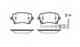 Изображение товара "Колодки тормозные дисковые задний для VW MULTIVAN, TRANSPORTER REMSA 0897.11 / PCA089711"