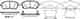 Колодки тормозные дисковые передний для DAIHATSU MATERIA(M4#), SIRION(M3#) / FORD FIESTA / MAZDA 2(DE) / SUBARU JUSTY / SUZUKI SWIFT(FZ,NZ) REMSA 1281.02 / PCA128102 - изображение