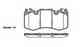 Изображение товара "Колодки тормозные дисковые передний для LAND ROVER RANGE ROVER(LG,LS,LW) REMSA 1410.00 / PCA141000"