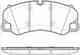 Изображение товара "Колодки тормозные дисковые передний для PORSCHE 911(991) REMSA 1595.10 / PCA159510"