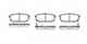 Колодки тормозные дисковые задний для KIA SORENTO(JC) ROADHOUSE 21042.02 / PSX2104202 - изображение