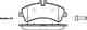Колодки тормозные дисковые задний для MERCEDES SPRINTER(906) / VW CRAFTER(2E#,2F#) ROADHOUSE 21247.00 / PSX2124700 - изображение