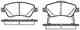 Колодки тормозные дисковые передний для TOYOTA AURIS(ADE15#, NDE15#, NRE15#, NZE18#, ZRE15#, ZRE18#, ZWE18#, ZZE15#), COROLLA(E15#) ROADHOUSE 21310.02 / PSX2131002 - изображение