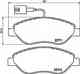 Колодки тормозные дисковые для FIAT BRAVO(198), STILO Multi(192), STILO(192) / LANCIA DELTA(844), LYBRA(839AX) TEXTAR 2371102 / 23711 - изображение