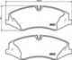 Колодки тормозные дисковые для LAND ROVER RANGE ROVER(LM) TEXTAR 2502101 / 25021 - изображение