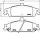 Колодки тормозные дисковые для CHEVROLET ALERO TEXTAR 2530401 / 25304 - изображение Изображение товара "Колодки тормозные дисковые для CHEVROLET ALERO TEXTAR 2530401 / 25304"