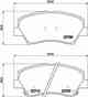 Колодки тормозные дисковые для HYUNDAI ELANTRA, EQUUS / CENTENNIAL, i30 CW, i30, VELOSTER / KIA CEED, CEE`D, CERATO KOUP, CERA Изображение товара "Колодки тормозные дисковые для HYUNDAI ELANTRA, EQUUS / CENTENNIAL, i30 CW, i30, VELOSTER / KIA CEED, CEE`D, CERATO KOUP, CERATO, K900, PRO CEE?D TEXTAR 2570801 / 25708"