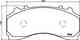 Изображение товара "Колодки тормозные дисковые для MERCEDES ACTROS MP4, ANTOS, AROCS, ECONIC TEXTAR 2924401 / 29244"