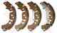 Комплект тормозных колодок для CITROEN NEMO(AA#) / FIAT FIORINO(225), LINEA(323), PUNTO(199), QUBO(225) / OPEL ADAM, CORSA / PEUGEOT BIPPER(AA#) TRW GS8719 - изображение