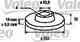 Тормозной диск VALEO 186425 - изображение