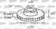 Тормозной диск VALEO 186604 - изображение