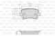 Колодки тормозные дисковые задний для VW CADDY(2CA, 2CB, 2CH, 2CJ, 2KA, 2KB, 2KH, 2KJ) VALEO 872914 / 23914 - изображение