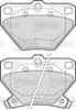 Колодки тормозные дисковые задний для TOYOTA CELICA, COROLLA, PRIUS, YARIS VALEO 598577 - изображение
