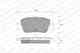 Колодки тормозные дисковые задний для TOYOTA AURIS, COROLLA WEEN 151-0008 / 21580 - изображение