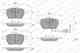 Колодки тормозные дисковые для AUDI A3, TT / SKODA OCTAVIA / VW BORA, GOLF, NEW BEETLE, POLO WEEN 151-1123 / 20676 - изображение