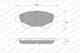 Колодки тормозные дисковые для RENAULT GRAND, KANGOO Express, KANGOO, MEGANE, SCENIC WEEN 151-1150 / 23930 - изображение